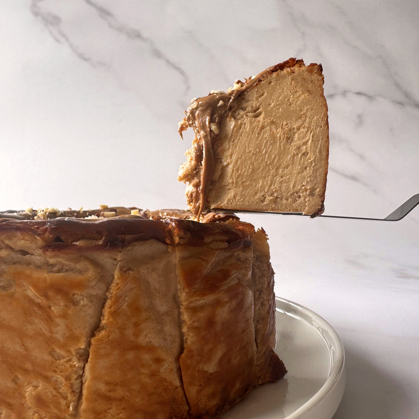 Hazelnut Basque Cheesecake