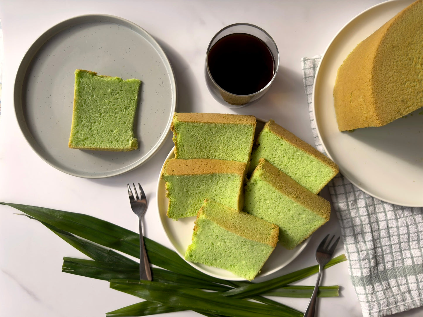 Pandan Chiffon Cake