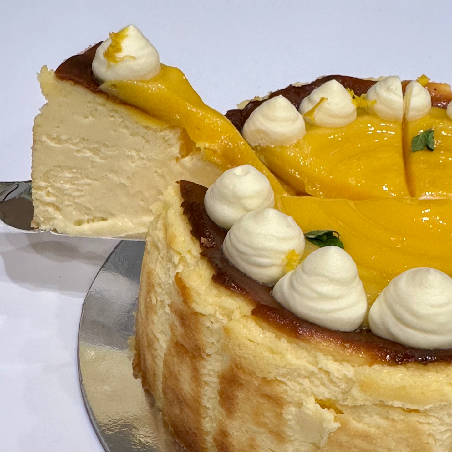 Lemon Basque Cheesecake