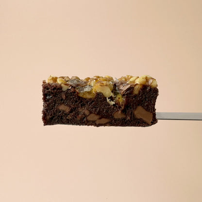 Caramelized Walnut Fudgy Brownies