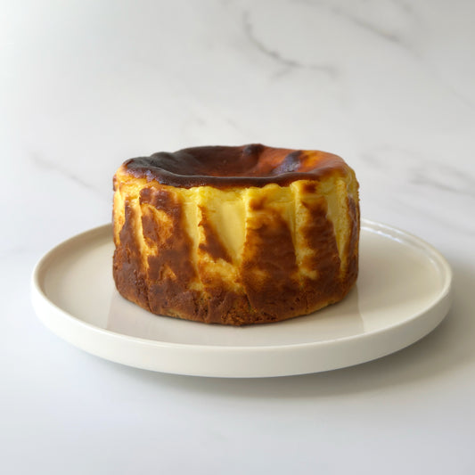 Brownie Base Basque Cheesecake