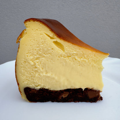 Brownie Base Basque Cheesecake