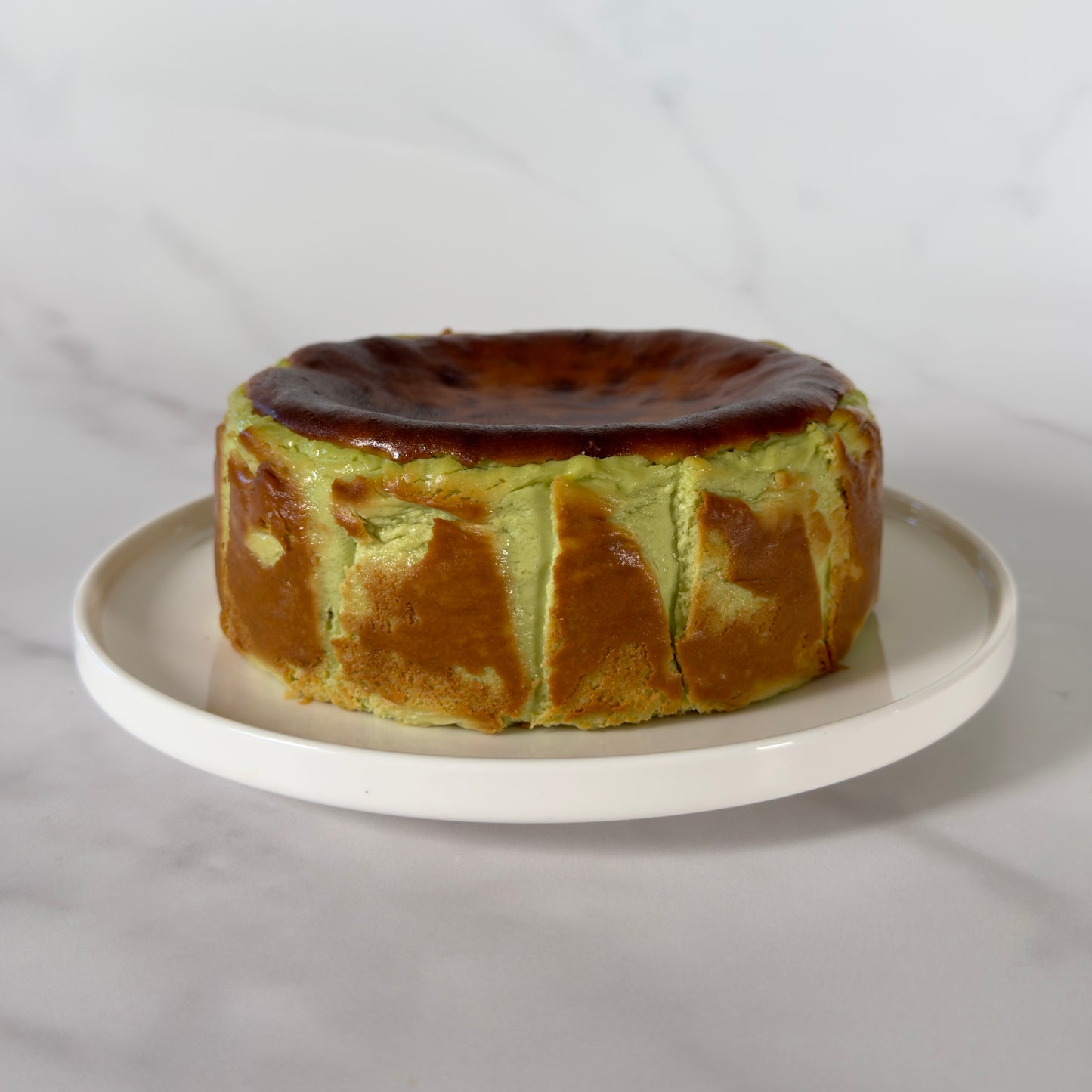 Pandan Basque Cheesecake