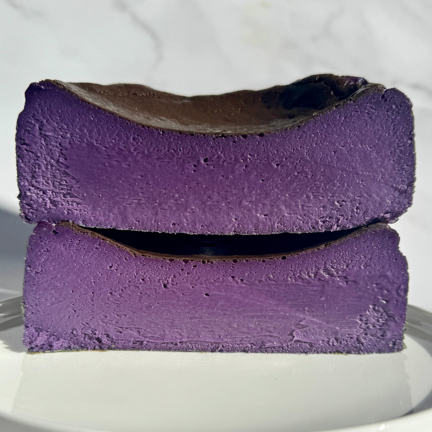 Ube Basque Cheesecake