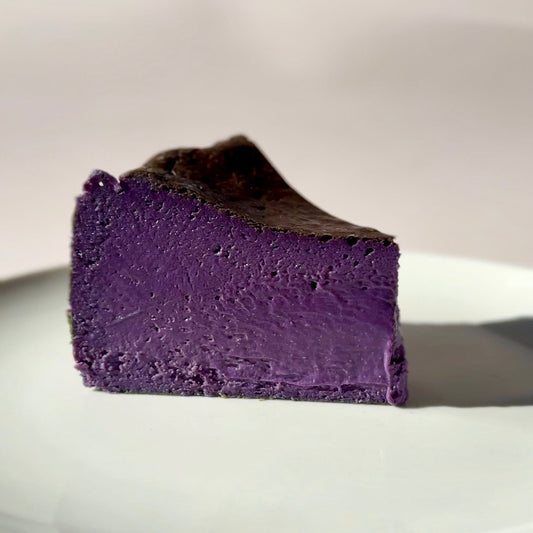 Ube Basque Cheesecake